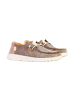 Hey Dude Wendy Metallic Sparkle Mokassin mit Schnürsenkeln Rose
