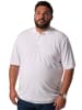 Men Plus Poloshirt in schneeweiß