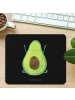 Mr. & Mrs. Panda Mousepad Avocado Glücklich ohne Spruch in Schwarz