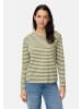 Camel Active Langarmshirt aus reiner Baumwolle in Graugrün