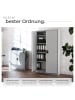 tectake Werkzeugschrank aus pulverbeschichtetem Stahl, 180 x 80 x 40 cm