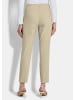 GOLDNER Elegante 7/8-Hose mit Schlupfbund in beige