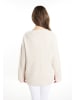 usha WHITE LABEL Damen Strick Pullover in Hellbeige Melange
