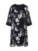 Ulla Popken Midikleid in schwarz