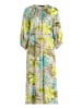 Betty Barclay Sommerkleid mit Rundhalsausschnitt in Beige/Yellow