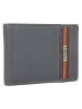 mano Don Leonardo Geldbörse RFID Leder 12 cm grau