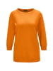 GOLDNER Pullover aus hochwertigem Garn in safran