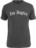 Mister Tee T-Shirt "Los Angeles Wording Tee" in Grau