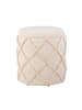 FineBuy Hocker und Sitzsäcke in Beige / Stoff / 40x40x45