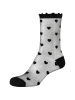s.Oliver Socken originals transparent ruffle 4er Pack black