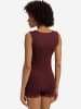Hanro Crop-Top Woolen Lace in vivid brown