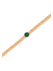 NAEMI Women Bracelet in Rose Gold Green