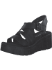 rieker Plateau-Sandaletten in Schwarz