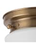 Licht-Erlebnisse Deckenlampe Ø 20 x (H)12 cm in Berliner Messing Weiß