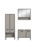 ebuy24 Badmöbelset Bagno (3-teilig) Grau 154 x 36 cm