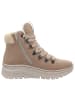 rieker Schnürstiefelette in beige