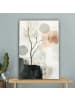 OnlyWow Leinwand Bilder Sandfarben