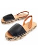 Montevita Sandalen Plateau-Sandsum8 in Schwarz
