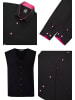 Rusty Neal Hemd mit Weste in Schwarz / Pink