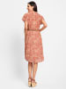 WITT WEIDEN Druck-Kleid in elfenbein-papaya-bedruckt