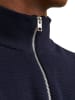 Jack & Jones Pullover JPRBLAMILANO STITCH KNIT HALF ZIP in Blau