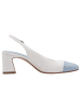 Tamaris Slingpumps in WHITE COMB