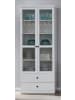 ebuy24 Vitrinenschrank Brax Weiß 81 x 41 cm