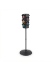 relaxdays Spielzeugampel in Schwarz/ Silber - (B)21 x (H)69 x (T)21 cm