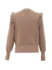 NAEMI Damen Strickjacke in Taupe