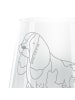 Mr. & Mrs. Panda Kerzenglas Hund Basset Hound ohne Spruch in Transparent