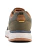 Camel Active Sneaker aus Leder-Textil Mix in Olivgrün