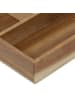 Excellent Houseware Besteckschubladeneinsatz LUNU in Braun, (B) 20 x (H) 4,5 x (L) 30 cm