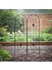 relaxdays 2 x Rankgitter "Schmetterling" in Schwarz - (B)50 x (H)180 cm