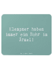 Mr. & Mrs. Panda Maus Pad Spruch Klempner Helden mit Spruch in Meeresbrise