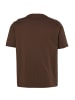 JP1880 Kurzarm T-Shirt in dunkle schokolade