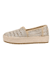 TOMS Halbschuhe in Beige/Gold