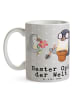 Mr. & Mrs. Panda Kaffeebecher Pinguin Bester Opi der Welt mit Sp... in Grau Pastell