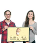 Mr. & Mrs. Panda Gummimatte Igel Wein mit Spruch in Gelb Pastell