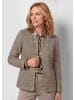GOLDNER Kurzgröße:  Jacke im Bouclé-Look in camel / gemustert