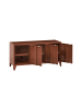 Beliani Büroschrank CARDIFF in Braun - (W) 120 x (H) 60 x (L) 40 cm