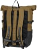 SANDQVIST Rucksack / Backpack Ruben 2.0 Rolltop in Multi Marsh Yellow