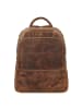 Greenburry Vintage Daypack Leder 43 cm Laptopfach in brown