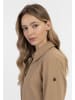 DreiMaster Damen Leichte Baumwolljacke in Dunkelbeige