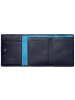Golden Head Capri Geldbörse RFID Schutz Leder 8 cm blau