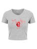 Mister Tee Cropped Tee in grey
