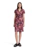 CARTOON Jerseykleid mit Raffung in Violett/Rosa