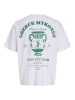JACK & JONES Junior T-Shirt Kurzarm Jorvacation Bio-Baumwolle in bright white greece