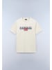 Napapijri T-Shirt "S-Aylmer" in Beige