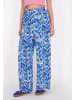 myMo Women Pants in blue multicolor