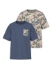 name it 2er Pack T-Shirt Kurzarm Baumwolle Nkmvalmas in vintage indigo